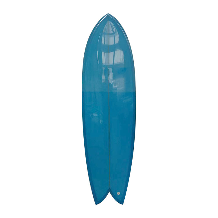 6ft Balıq Karbon Fiber PU Surfboard-Twin Fins